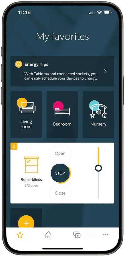 somfy app on phone